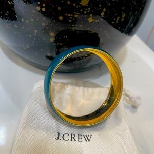 Jcrew green bangle bracelet
